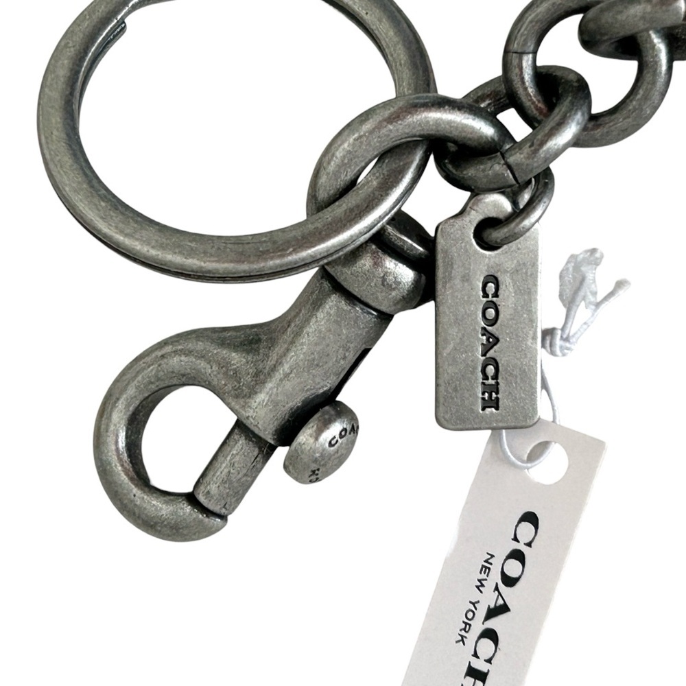 ❌SOLD❌COACH Rare Glitter Carriage Bag Charm/Key Ring NWT - Picture 5 of 5